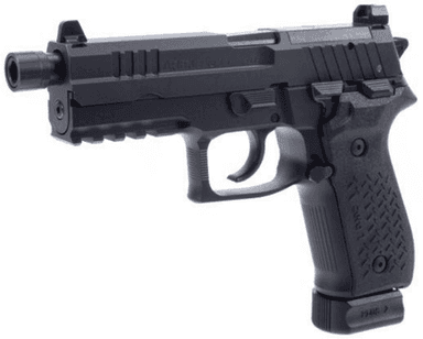 AREX Zero 1 Compact 9mm Pistol - Black, Dual Action, 17 Rounds
