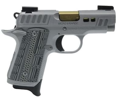 Kimber Micro 9 Rapide Dawn: Silver 9mm Compact Pistol