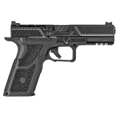 ZEV OZ9 Combat - 9mm Striker-Fire Pistol, Optic Ready, Black DLC