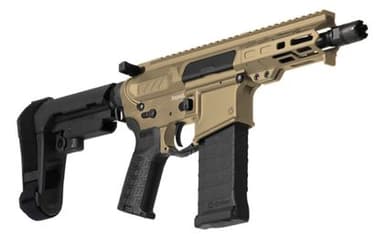 CMMG Banshee MK4 5" 5.7x28mm Tactical Pistol - Coyote Tan