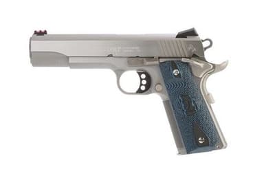 Colt 1911 Series 70 Competition .38 Super Stainless Pistol 5" Fiber Optic