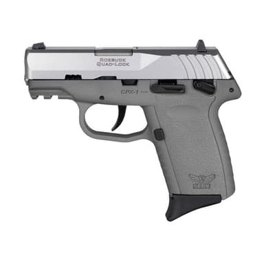 SCCY CPX-1 Gen3 Sniper Gray 9mm Compact Handgun, 10+1 Rounds