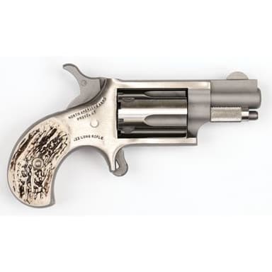 NAA Mini .22LR Revolver - Compact Stainless 5-Round Defender