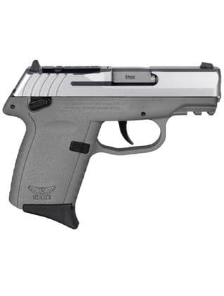 SCCY CPX-1 Gen3 RDR 9mm Compact Pistol - Stainless Gray, 10+1 Rd