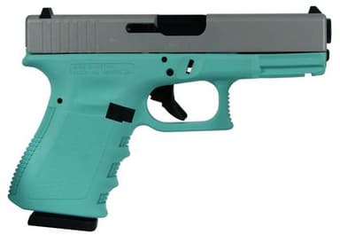 Glock 19 Gen 3 Compact 9mm Tiffany/Silver Semi-Auto Pistol