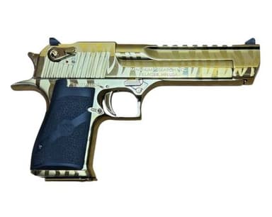 Magnum Research Desert Eagle Mark XIX .44 Magnum Titanium Gold Tiger Stripe
