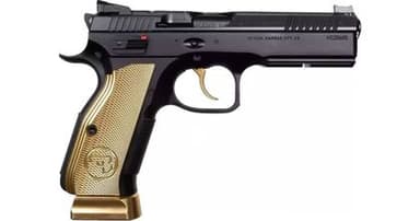 CZ Shadow 2 Gold Digger 9mm - Black & Gold, 19+1 Rd Precision Pistol