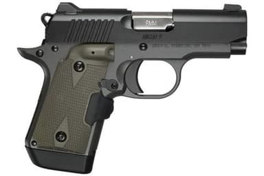 Kimber Micro 9: Compact OD Green LaserGrip Pistol - 9mm Luger