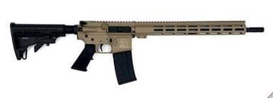 Great Lakes AR-15 .223 Wylde Semi-Auto Rifle, FDE Finish, 16" Barrel