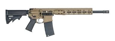 LWRC IC-DI .300 Blackout FDE Semi-Auto Rifle, 16" Threaded Barrel