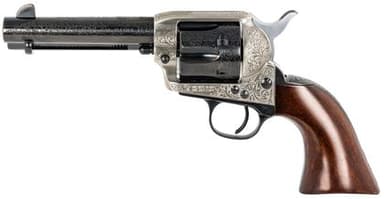 Taylors 1873 Cattleman .45 LC Blued Engraved Revolver - Western Heritage