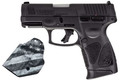 Taurus G3C Compact 9mm Striker-Fired Pistol - Black, 13-Rd