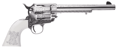 Cimarron Roosevelt Frontier .45 Colt 7.5" Engraved Revolver