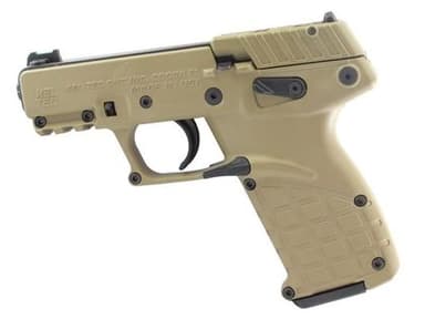 KEL-TEC P17 .22 LR Compact Tan Pistol - Fiber Optic & Threaded