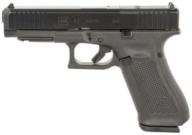 Glock G47 MOS Gen 5 9mm Optics-Ready Pistol, 10+1 Rds, Black Finish