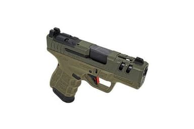 SAR9 SC Gen II OD Green 9mm Pistol - Compact, Reliable, 12 Rounds