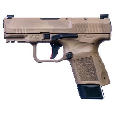 CANIK TP9 Elite SC Gen 2 9mm - Versatile Splinter Camo Tan Handgun