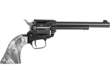 Heritage Rough Rider .22 LR 6.5" SA Revolver - Black Pearl Grips