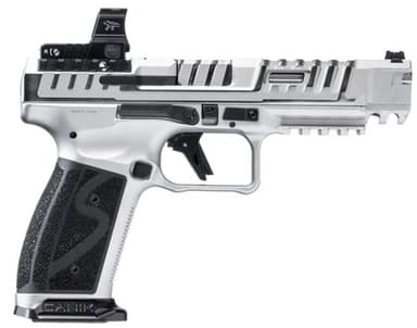 Canik SFx Rival-S Chrome 9mm Semi-Auto Pistol - Precision Ready