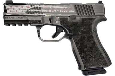Black Rain Ordnance Frontline+ Trump Custom 9mm 4in Gun Metal Grey Battleworn