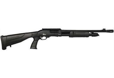 PAS20PG Elite 20GA Shotgun: Compact 18" Barrel, 5rd Matte Black