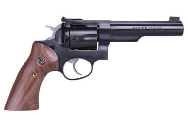 Ruger GP100: Blued .357 Mag Revolver, 5" Walnut Grip