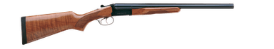 Coach Supreme 12G SxS Shotgun - AA-Grade Walnut & Nickel Finish
