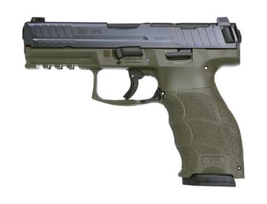 HK VP9 9mm OD Green Optics-Ready Semi-Auto Pistol