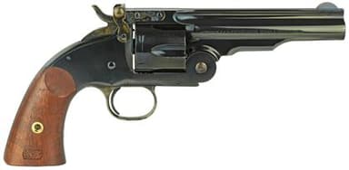 Cimarron Schofield .45 LC Revolver, 5" Blue - Classic Break-Action