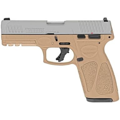Taurus G3 Tan 9mm, 15+1 Rounds - Precision Polymer Pistol