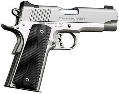 Kimber Pro Carry HD II .38 Super 1911 - Satin Silver Conceal Defender