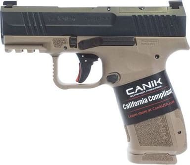 Canik Mete MC9L 9mm Luger 3.18in FDE/Black