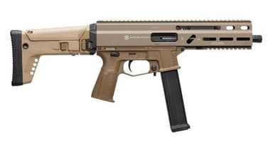 Grand Power Stribog SP45A3 Flat Dark Earth .45 ACP 8" Barrel 20-Rounds w/ Enhanced Stock