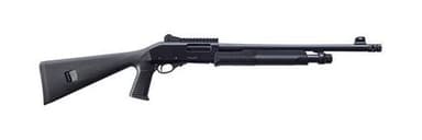 Churchill 12 GA Pump Shotgun: Compact 18.5" Barrel, 4-Round Capacity