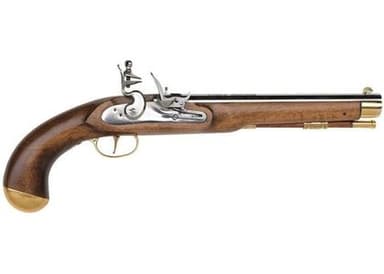 Traditions Pirate 50CAL Muzzleloader - 10" Barrel, Hardwood Stock