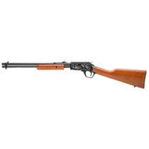Rossi Armadillo Gen 1: 18" Pump Shotgun .22LR, Wood Stock & Engraving - .22 LR