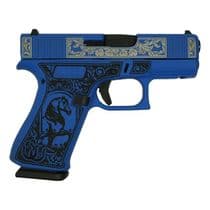 GLOCK G43X Gen 1 Compact 9mm Pistol - Blue Finish, 10-Round Capacity - 9mm