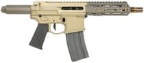 Q LLC Honey Badger Gen 1 AR Pistol .300 Blackout FDE 7" Compact - .300 AAC Blackout