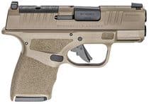 Springfield Hellcat Micro-Compact 9mm Pistol, FDE Finish, Optics Ready - 9mm