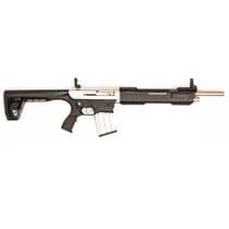 Tokarev TAR 12MP Gen 1 Tactical Semi-Auto Shotgun - Nickel/Black Finish - 12 Gauge