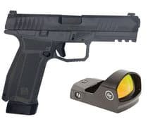 Arex Delta L Gray 9mm 4.5" Barrel 19-Rounds w/ Crimson Trace Red Dot