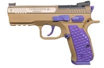 CZ Shadow 2 Compact PBJ Tan / Purple 9mm 4" Barrel 15-Rounds