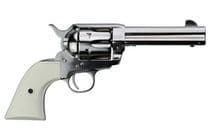Pietta 1873 Gunfighter Revolver, .357 Mag Nickel, 4.75" Barrel - .357 Magnum