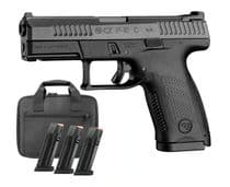 CZ P-10C 9mm 4.02in Black Bundle - 