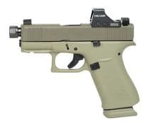 Glock G43X 9mm Luger 3.41in Orange Cerakote