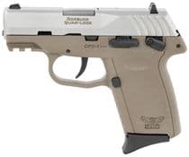 SCCY CPX-1 Gen3 9mm Compact Pistol, FDE Polymer & Stainless Slide - 9mm