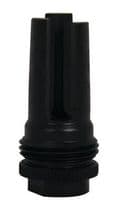 Silencerco Hybrid ASR Flash Hider Black 9mm 13.5x1 LH
