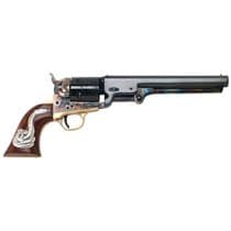 Cimarron Hollywood 1851 SAO Revolver, .38 Special, Rattlesnake Inlay - .38 Special