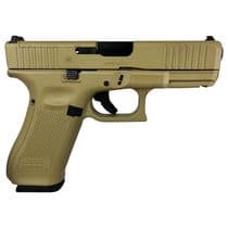 Glock 45 Gen5 MOS FDE 9mm, 17-Round Crossover Pistol with Optics Ready - 9mm
