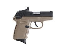 SCCY CPX-1 Gen2 9mm FDE Pistol w/ Crimson Trace Red Dot Sight - 9mm